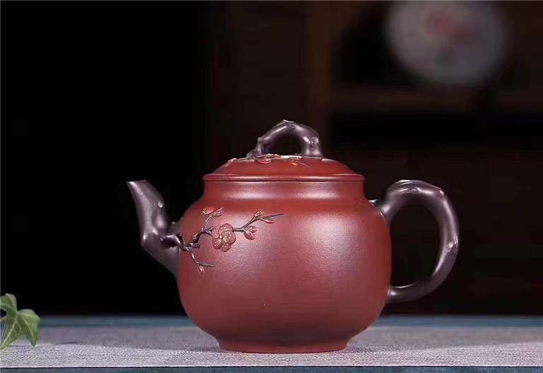 梅花壶_徐红娟紫砂作品_飞鸿紫砂平台,紫砂壶