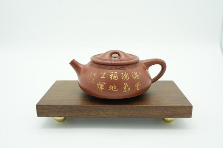 全手工竹编石瓢